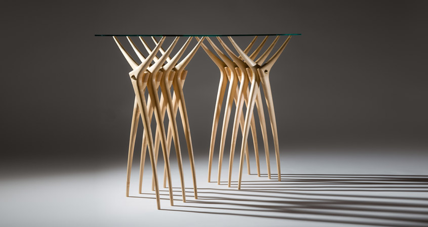 Sculptural Console Table